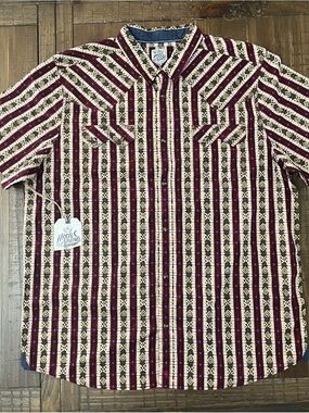 Moonshine Spirit by Brad Paisley Men’s XXL NWT Southwestern Pearl Snap Western